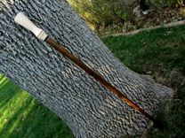 Walking Stick / Walking Cane - Curly Maple - Black Walnut - Ebony Spacer- 43 6 small