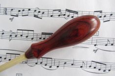 Music Conductors Baton - Handmade- Cocobolo Wood And Poplar Wood Tip 1 small