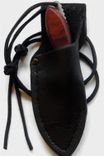 Skinner Knife - Cocobolo Wood Handle - Stainless Steel Blade - Black Leather Sheath 3 small