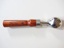 Ice Cream Lovers Scoop - Cocobolo Handle - Stainless Steel 2 small