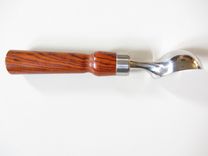 Ice Cream Lovers Scoop - Cocobolo Handle - Stainless Steel 3 small