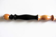 Magic Wand - Harry Potter Inspired - Wood Wand - Ebony & Pink Ivory 2 small