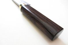 Japanese Knife With Handmade African Black Wood Handle - Deba Knife 2 small
