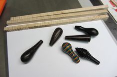Music Conductors Baton - Handmade- Cocobolo Wood And Poplar Wood Tip 5 small