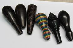 Music Conductors Baton - Handmade - Ebony Wood Handle And Poplar Wood Tip - Steampunk 4 small