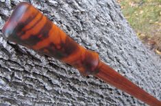 Walking Staff - Walking Cane - Hand Made - Chechen Wood & Jatoba Wood - 37 3/4 1 small