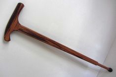 Walking Cane/Stick - Handmade Of Concalo Alves - Tigerwood 2 small