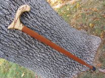 Walking Cane - Spalted Maple - Cherywood 2 small