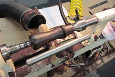 Walking Cane/Stick - Handmade Of East India Rosewood And Cherry 5 small