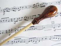 Music Conductors Baton - Handmade-Cocobolo Wood Handle And Poplar Wood Tip 1 small
