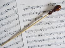 Music Conductors Baton - Handmade-Cocobolo Wood Handle And Poplar Wood Tip 2 small