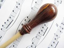 Music Conductors Baton - Handmade-Cocobolo Wood Handle And Poplar Wood Tip 4 small