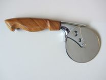 Pizza Cutter  - Stainless Steel - European Knife Handle Design 5 small