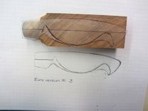 Pizza Cutter  - Stainless Steel - European Knife Handle Design 6 small