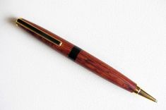 Gold Twist Pen - Honduran Rosewood - Ebony 1 small