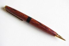 Gold Twist Pen - Honduran Rosewood - Ebony 2 small