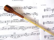 Music Conductors Baton - Handmade-Cocobolo Wood Handle And Poplar Wood Tip 3 small