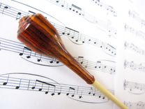 Music Conductors Baton - Handmade-Cocobolo Wood Handle And Poplar Wood Tip 4 small