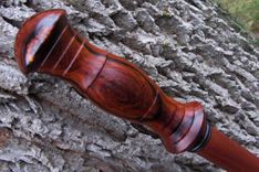 Walking Staff - Walking Stick - Cocobolo - Ebony - Brazilian Cherry 2 small