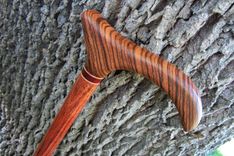 Walking Cane - Zebrawood - Brazilian Cherry - Accent Ash And Bloodwood 34 2 small