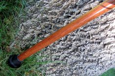 Walking Cane - Zebrawood - Brazilian Cherry - Accent Ash And Bloodwood 34 5 small