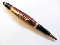 Touch Screen Stylus_Cocobolo Wood Writing Pen_Wall Street Ll Style_Gold Twist Pen 2 small