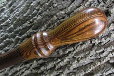 Walking Cane/ Walking Stick - Bocote And Wenge Wood 2 small