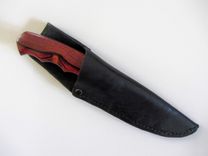 Custom Knife - Drop Point Hunter's - Stainless Steel Blade - Handmade Cocobolo Wood Handle 4 small