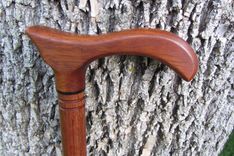 Walking Cane/Stick - Handmade Of Brazilian Cherry And Ebony 32 2 small