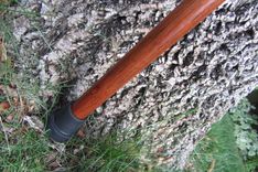 Walking Cane/Stick - Handmade Of Brazilian Cherry And Ebony 32 3 small
