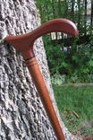 Walking Cane/Stick - Handmade Of Brazilian Cherry And Ebony 32 5 small