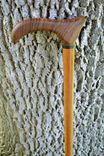 Walking Cane/ Walking Stick Made Of Amazakoue, African Blackwood, Brazilian Teak 36 1/2 6 small
