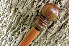 Walking Stick / Walking Cane - East Indian Rosewood, Ebony, And Bolivian Rosewood 1 small