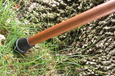 Walking Stick / Walking Cane - East Indian Rosewood, Ebony, And Bolivian Rosewood 3 small