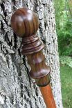 Walking Stick / Walking Cane - East Indian Rosewood, Ebony, And Brazilian Cherry 2 small