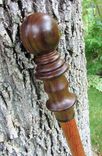 Walking Stick / Walking Cane - East Indian Rosewood, Ebony, And Brazilian Cherry 5 small