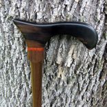 Walking Cane/ Walking Stick - Macassar Ebony, Blood Wood, Black Walnut 38 1/4 3 small