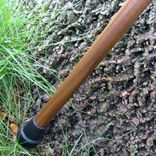 Walking Cane/ Walking Stick - Macassar Ebony, Blood Wood, Black Walnut 38 1/4 4 small