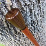 Walking Cane/ Walking Stick - East Indian Rosewood, Ebony Accent, Brazilian Cherry 1 small