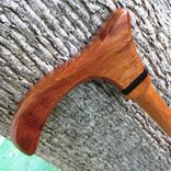 Derby Style Walking Cane - Brazilian Cherry And African Blackwood 3 small