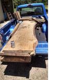 Rough Sawn Freshly Cut Older Lumber Slabs Wide Boards Some Live Edges! 1 small