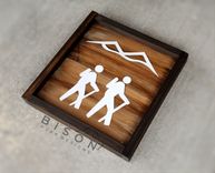 Rustic Hiker Recreational Sign 1 small