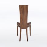 Handmade Dining Chair In Solid Walnut Wood - Gazelle High Back 1 small