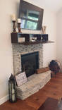 Fireplace Mantel With Hidden Storage 6 small