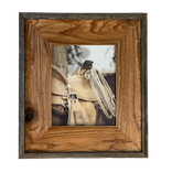 Ranchers Series, Handcrafted 3.75" Wide, Barnwood Raised Edge & Western Cedar Photo Frame 1 small