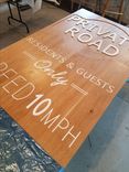Engraved Hardwood Signs 2 small
