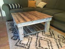 Reclaimed Wood Rustic Coffee Table 1 small