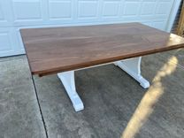 Walnut Tresstle Table 4 small