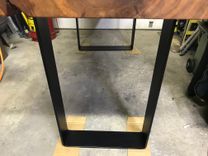 Figured Cherry Butterfly Dining Table 4 small