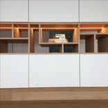 Geometric Oak Bookcase 6 small